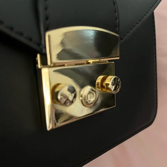 Vera Pelle black bag or crossbody bag - Picture 2 of 9